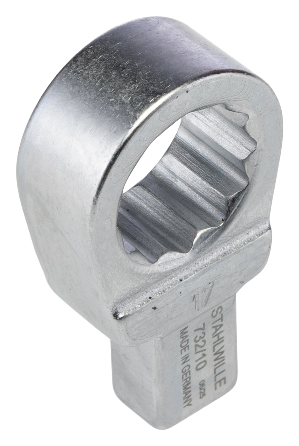 STAHLWILLE Crow Foot Spanner Head, 9 x 12 mm Insert, 17 mm, Chrome Finish