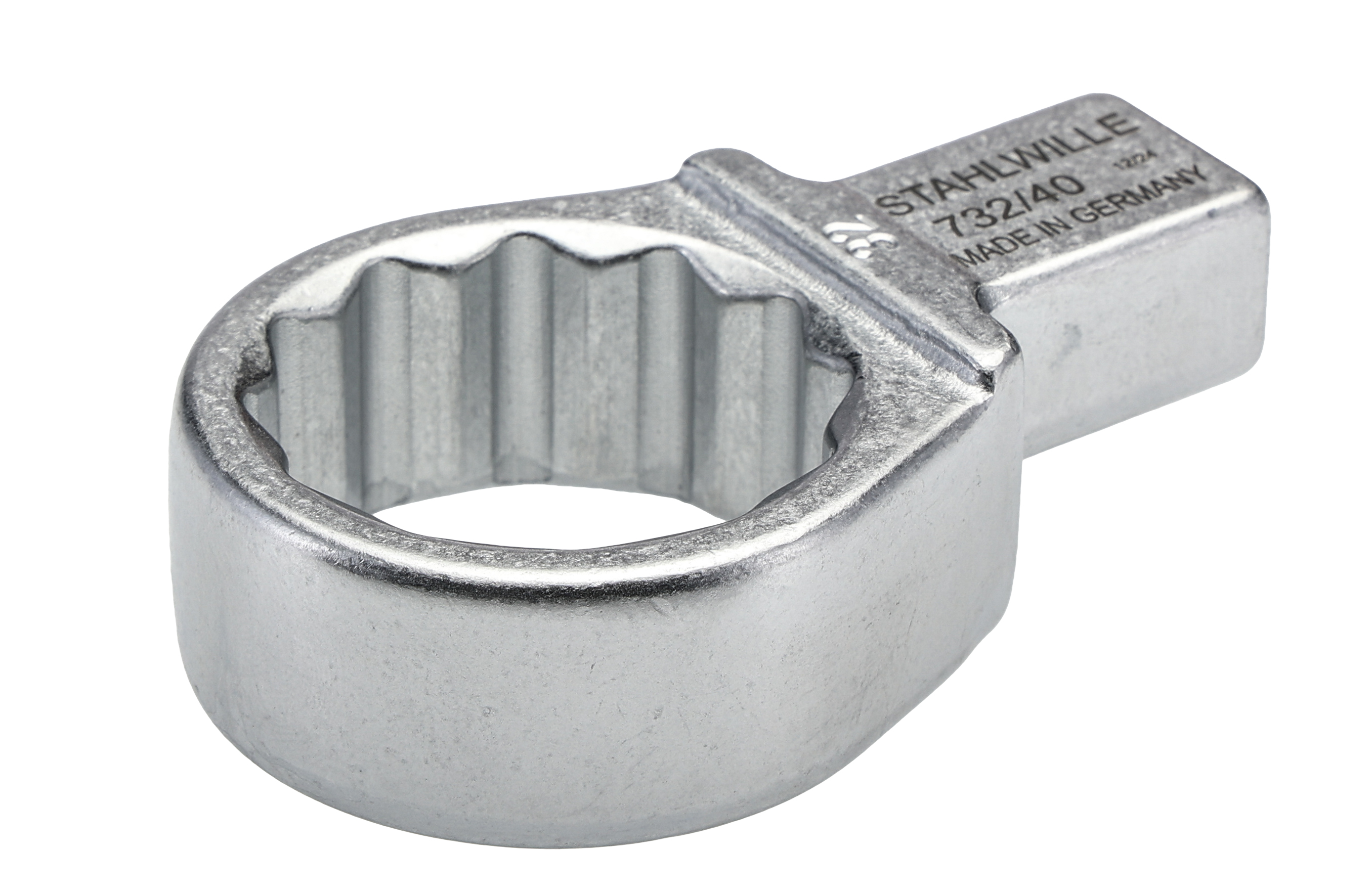 STAHLWILLE Crow Foot Spanner Head, 14 x 18 mm Insert, 32 mm, Chrome Finish