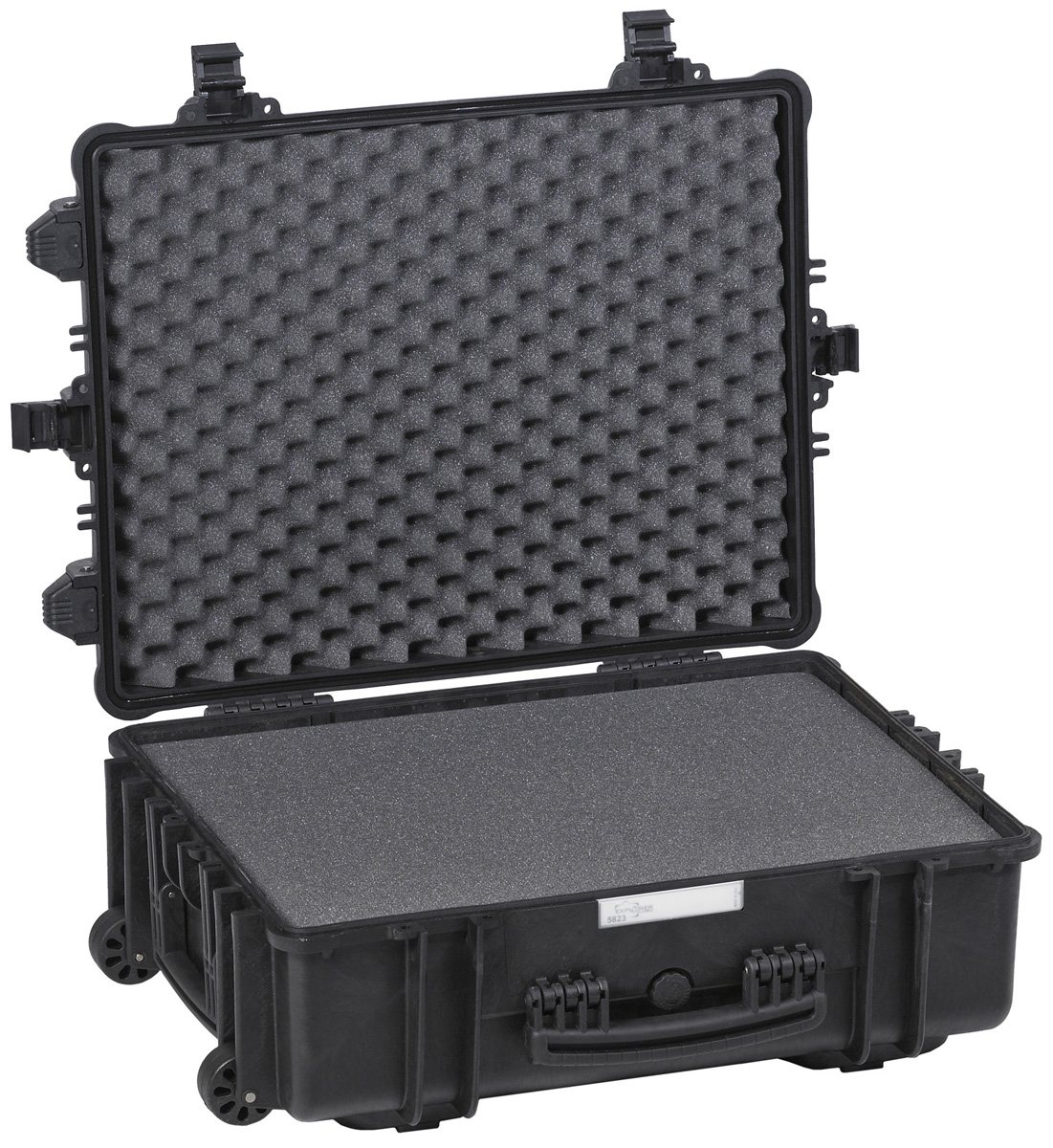 5823b Explorer Cases Plastic Waterproof Watertight Transit Case Wheeled, 670 mm 262 mm 510 mm