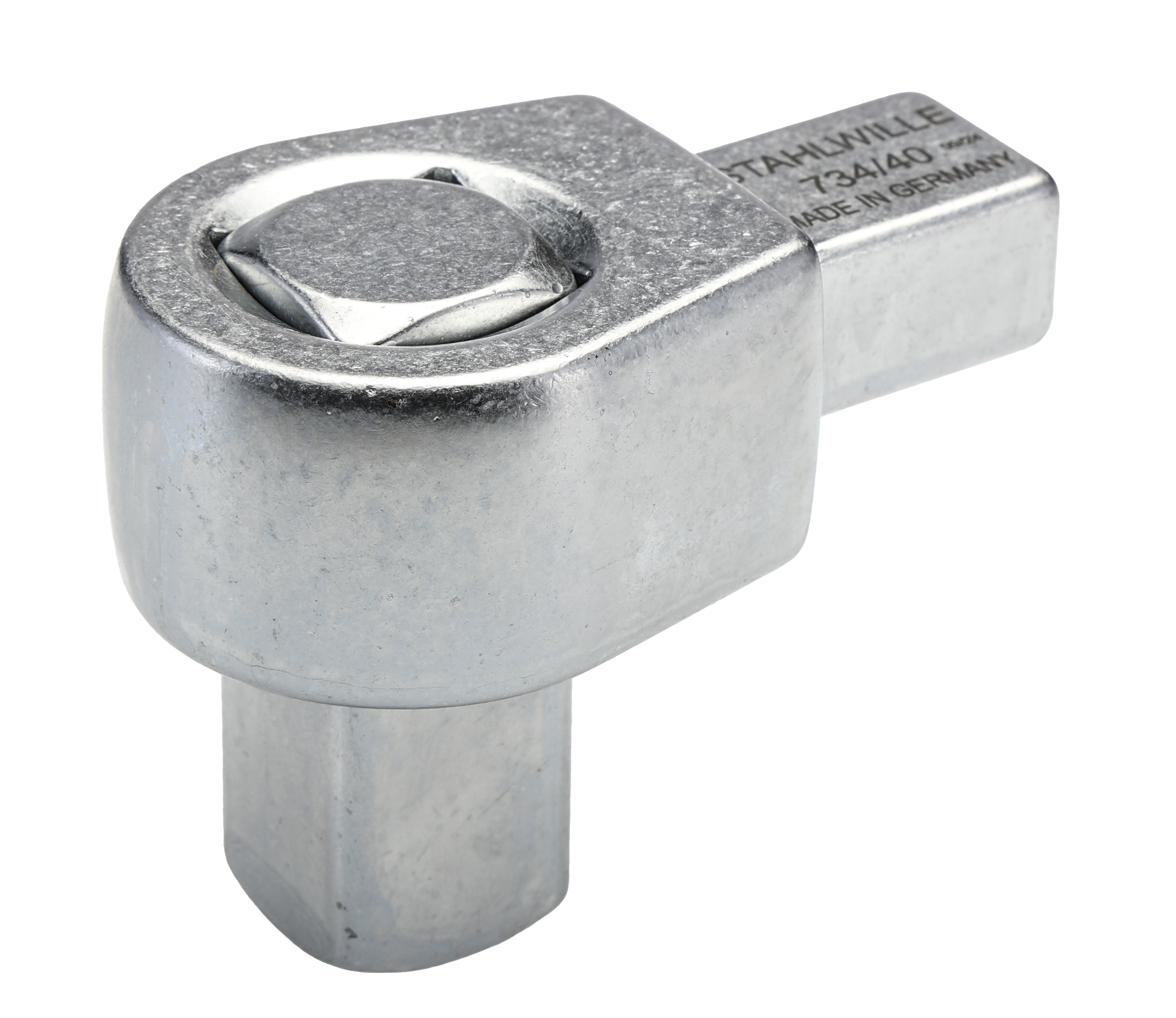 STAHLWILLE Round Square Drive Insert Tool, 14 x 18 mm Insert, 40 mm, Chrome Finish