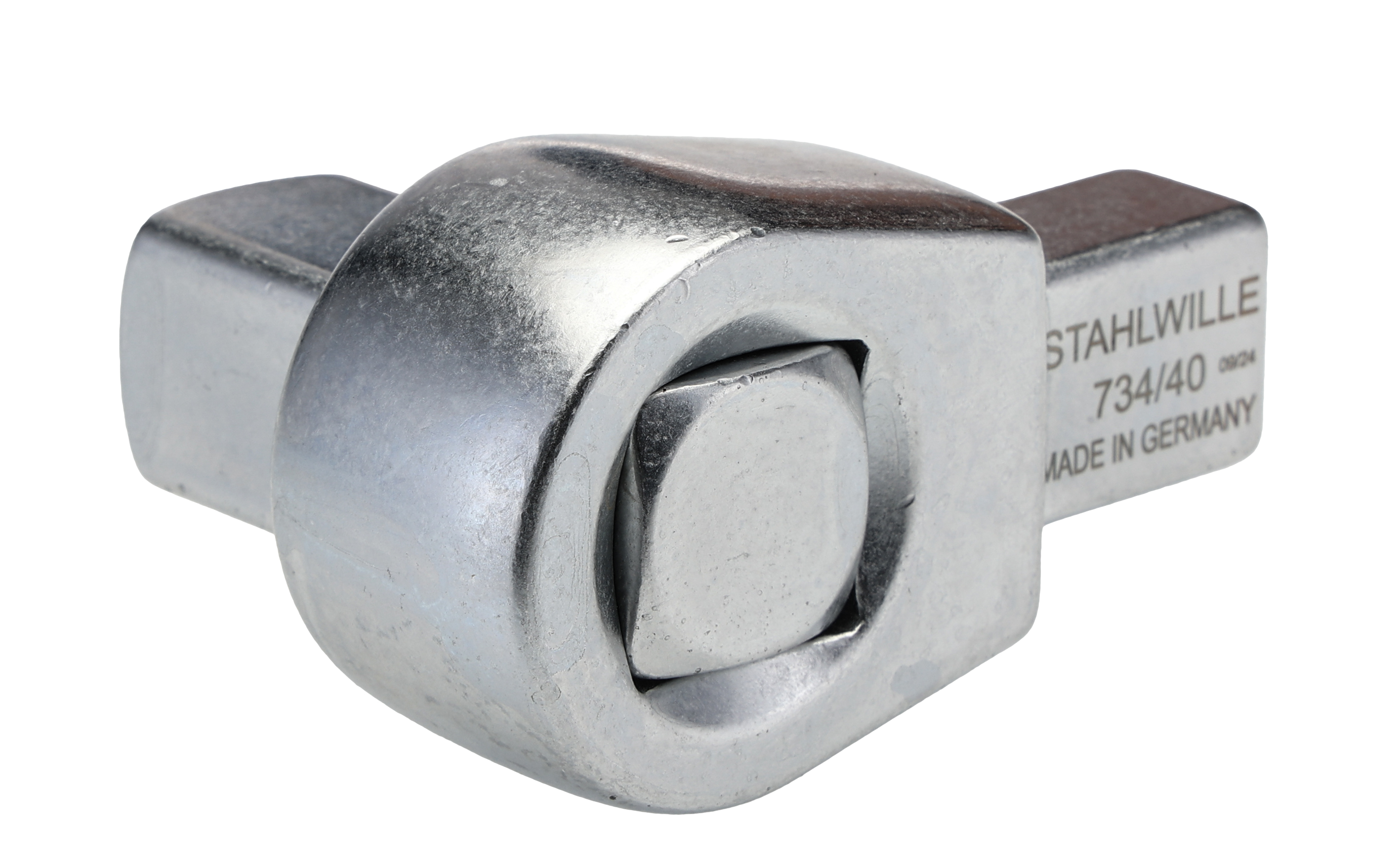 58240040 STAHLWILLE Round Square Drive Insert Tool, 14 x 18 mm Insert, 40 mm, Chrome Finish
