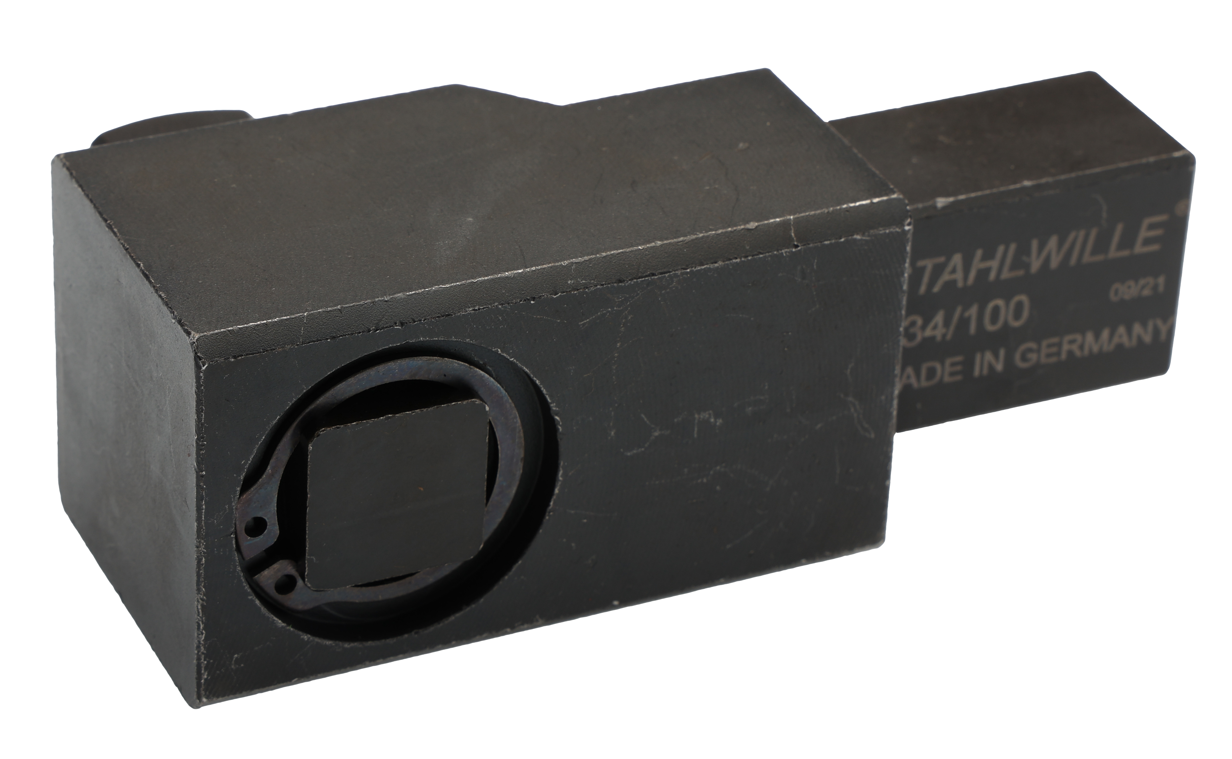 58240100 STAHLWILLE Square Square Drive Insert Tool, 22 x 28 mm Insert, 65 mm, Black Oxide Finish