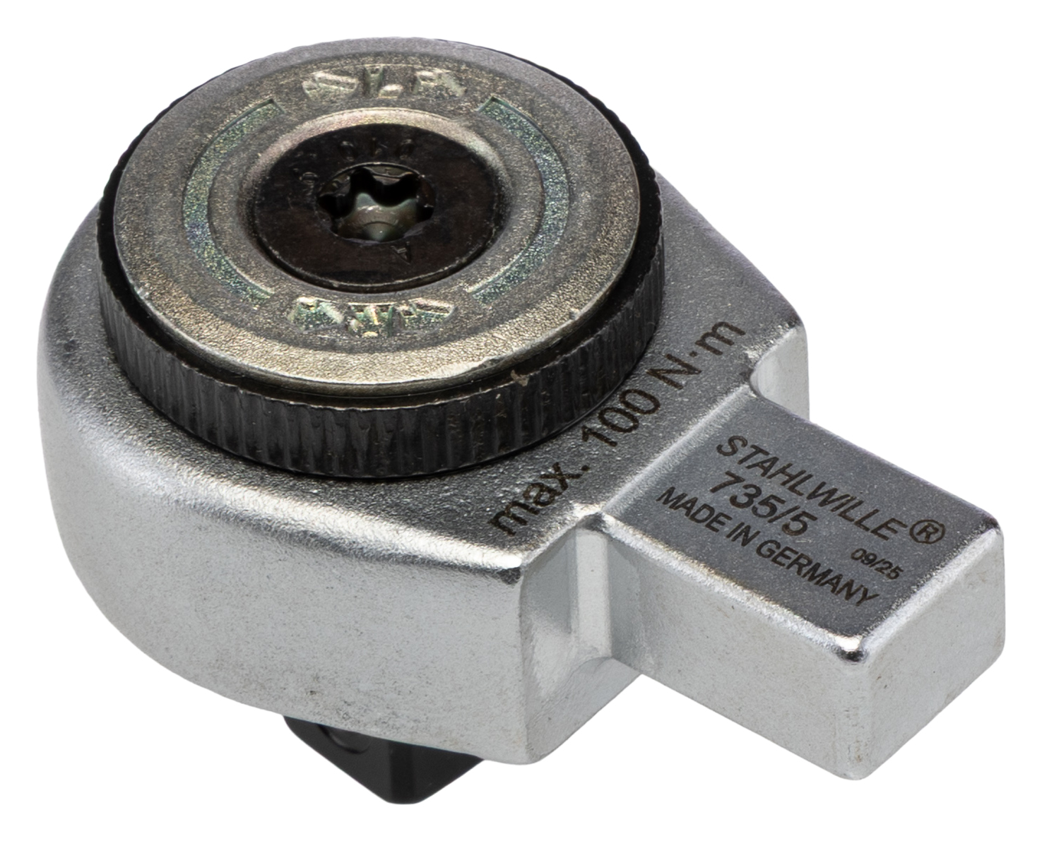 58250005 STAHLWILLE Reversible Ratchet Ratchet Insert Tool, 9 x 12 mm Insert, 33 mm, Chrome Finish