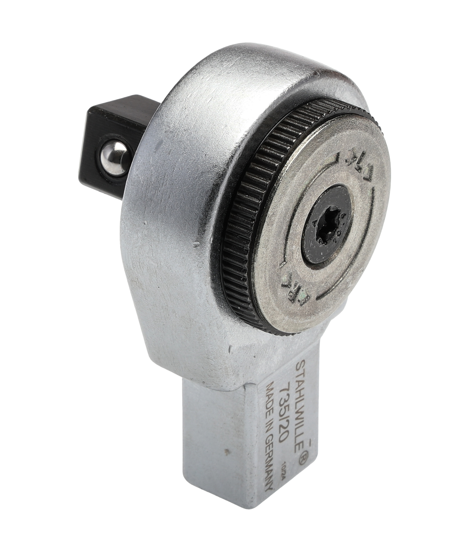 STAHLWILLE Reversible Ratchet Insert, 14 x 18 Insert, 1/2 in, Chrome Finish