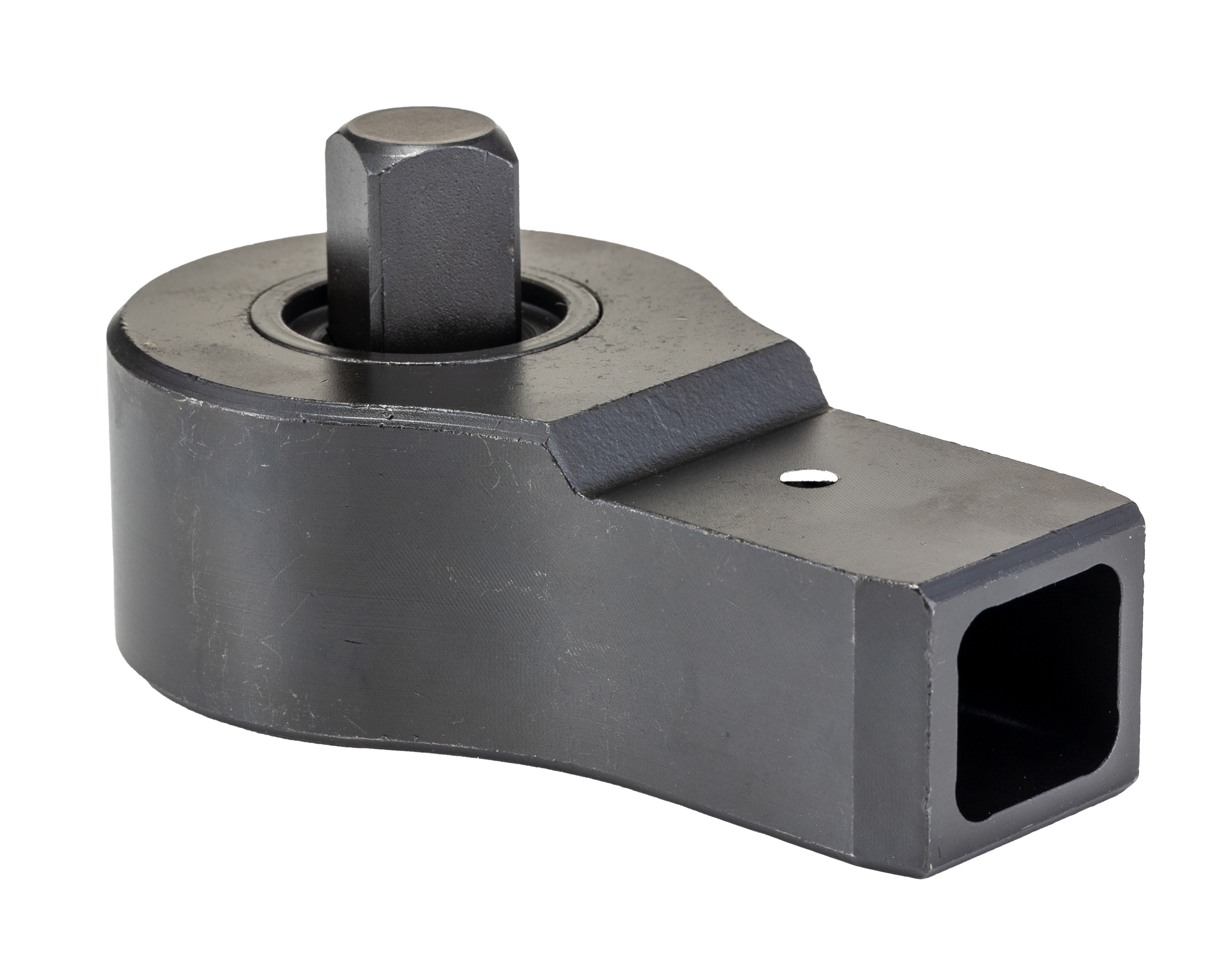 58250080 STAHLWILLE Round Ratchet, 24.5 x 28 mm Insert, 76 mm, Black Oxide Finish