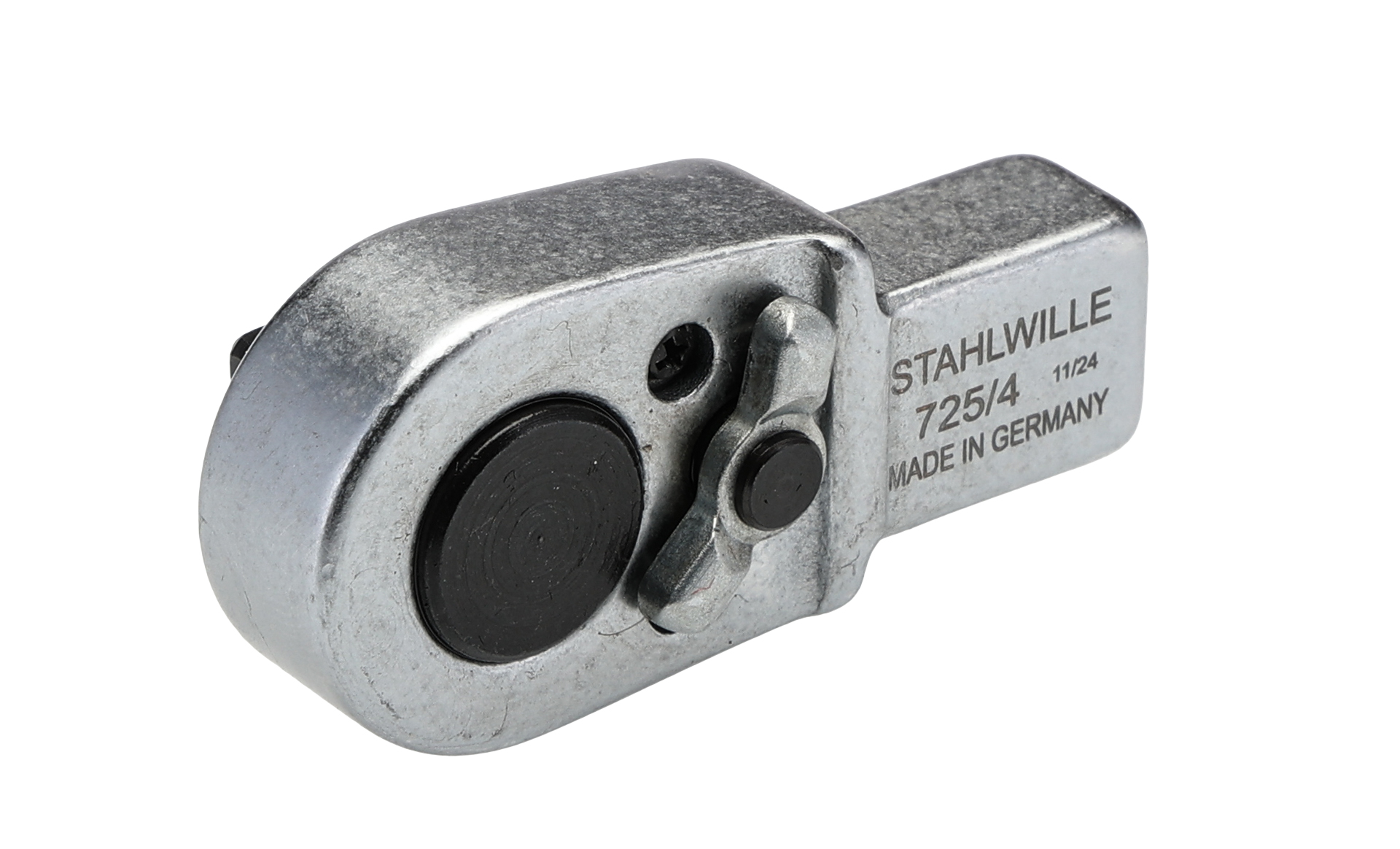 58254004 STAHLWILLE Hex Ratchet Insert Tool, 9 x 12 mm Insert, 17.5 mm, Black Oxide Finish