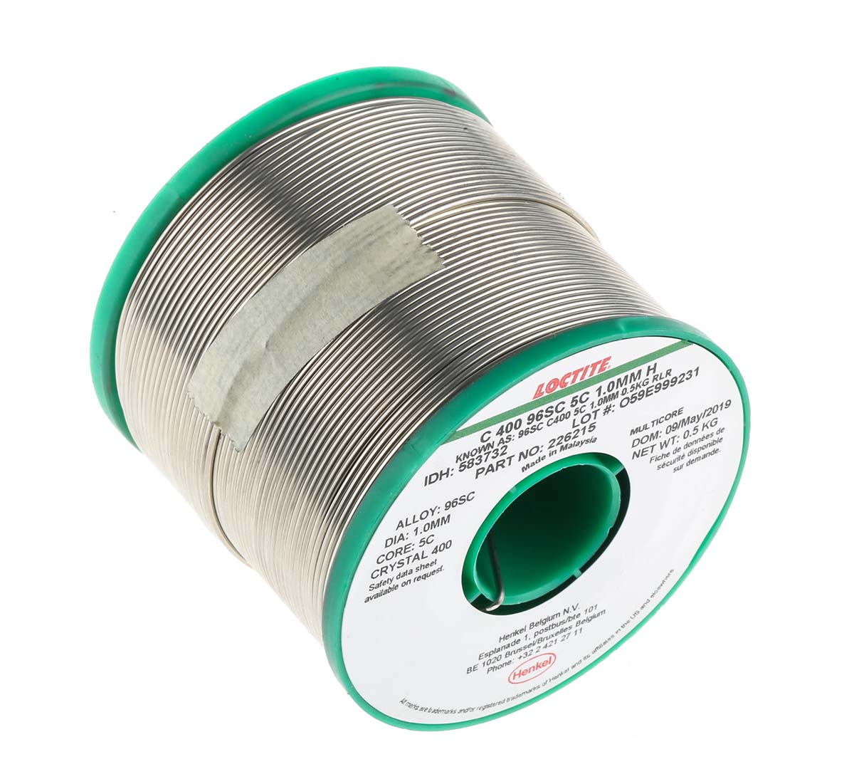 583732 Multicore Wire, 1 mm Lead Free Solder, 217 °C Melting Point