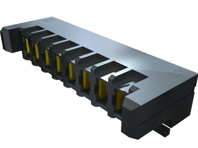 Samtec UPS Series Vertical Through Hole Mount PCB Socket, 2-Contact, 1-Row, 3.81mm Pitch, Solder Termination