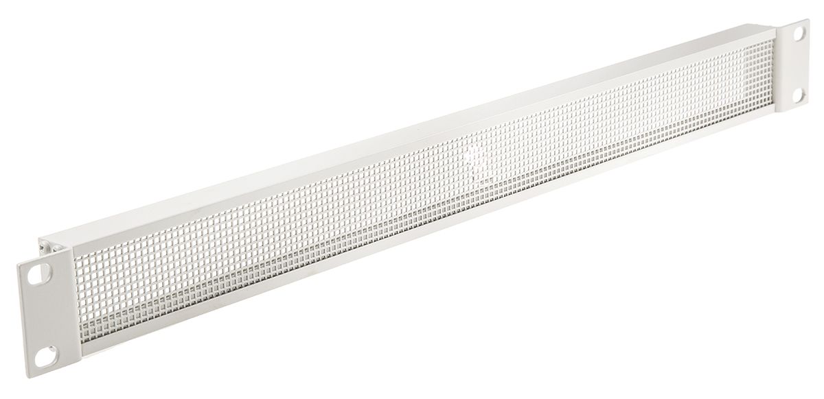 RS PRO Grey Aluminium Ventilation Grill, 1 U