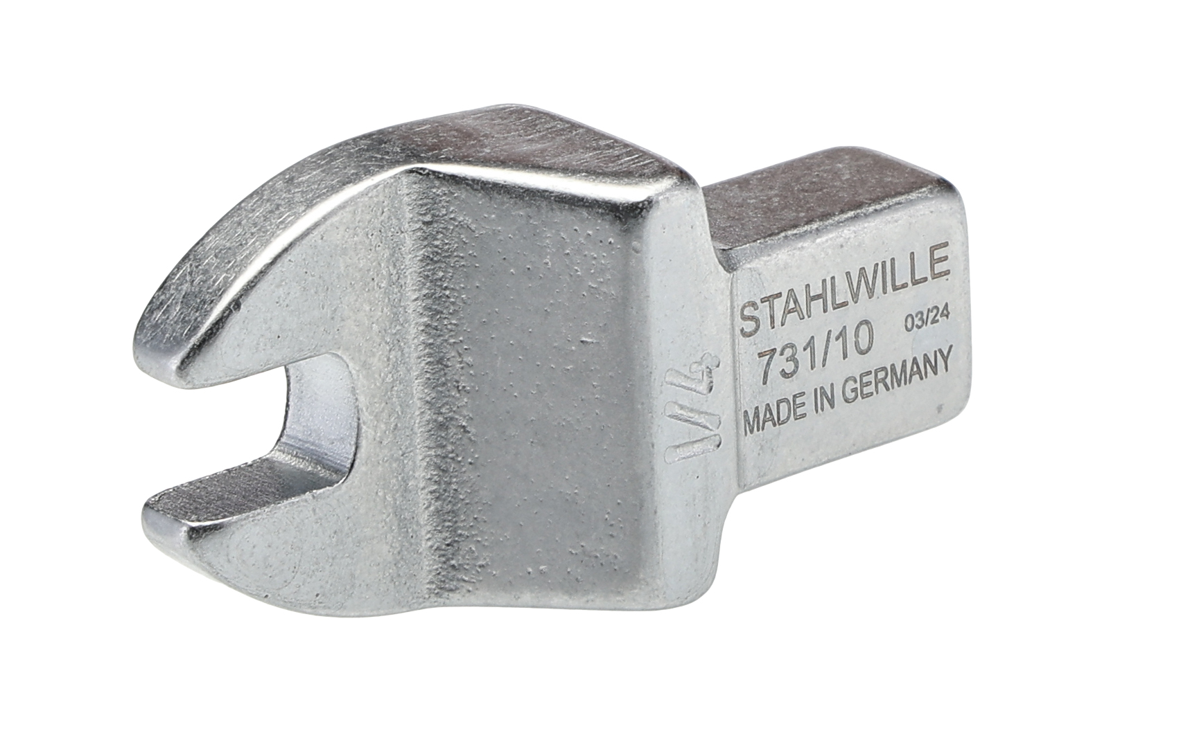 58611016 STAHLWILLE Open Ended Insert Insertion Wrench, 9 x 12 mm Insert, 1/4 in, Chrome Finish