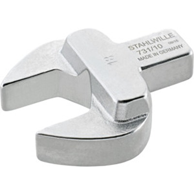 STAHLWILLE Square Ring Spanner Insert, 9 x 12 mm Insert, 3/4 in, Nickel Plated Finish