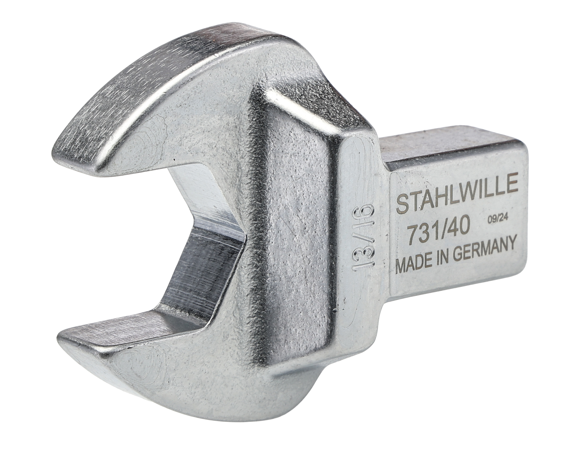 58614042 STAHLWILLE Open Ended Insert Insertion Wrench, 14 x 18 mm Insert, 13/16 in, Chrome Finish