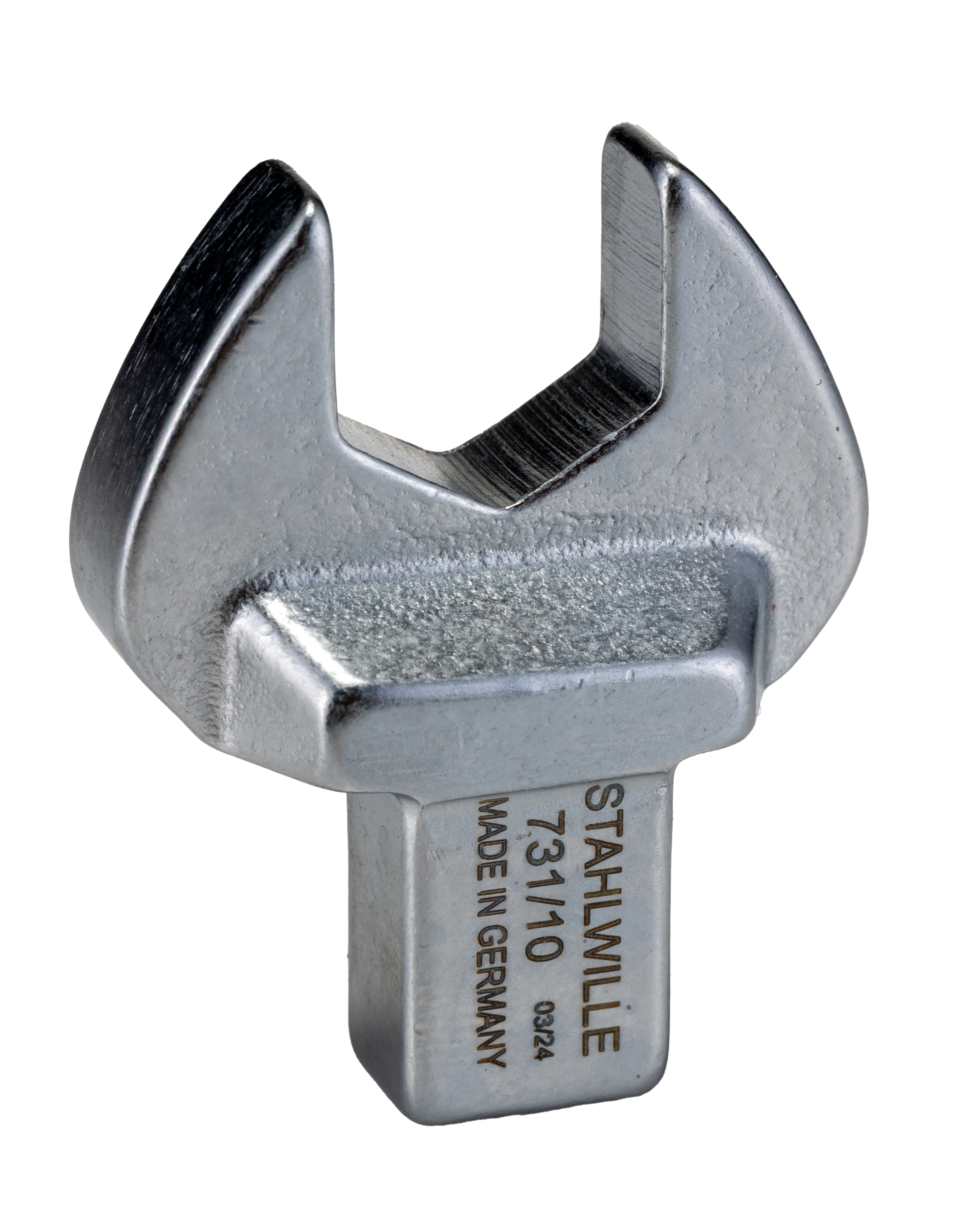 STAHLWILLE Open Ended Insert Insertion Wrench, 14 x 18 mm Insert, 7/8 in, Chrome Finish