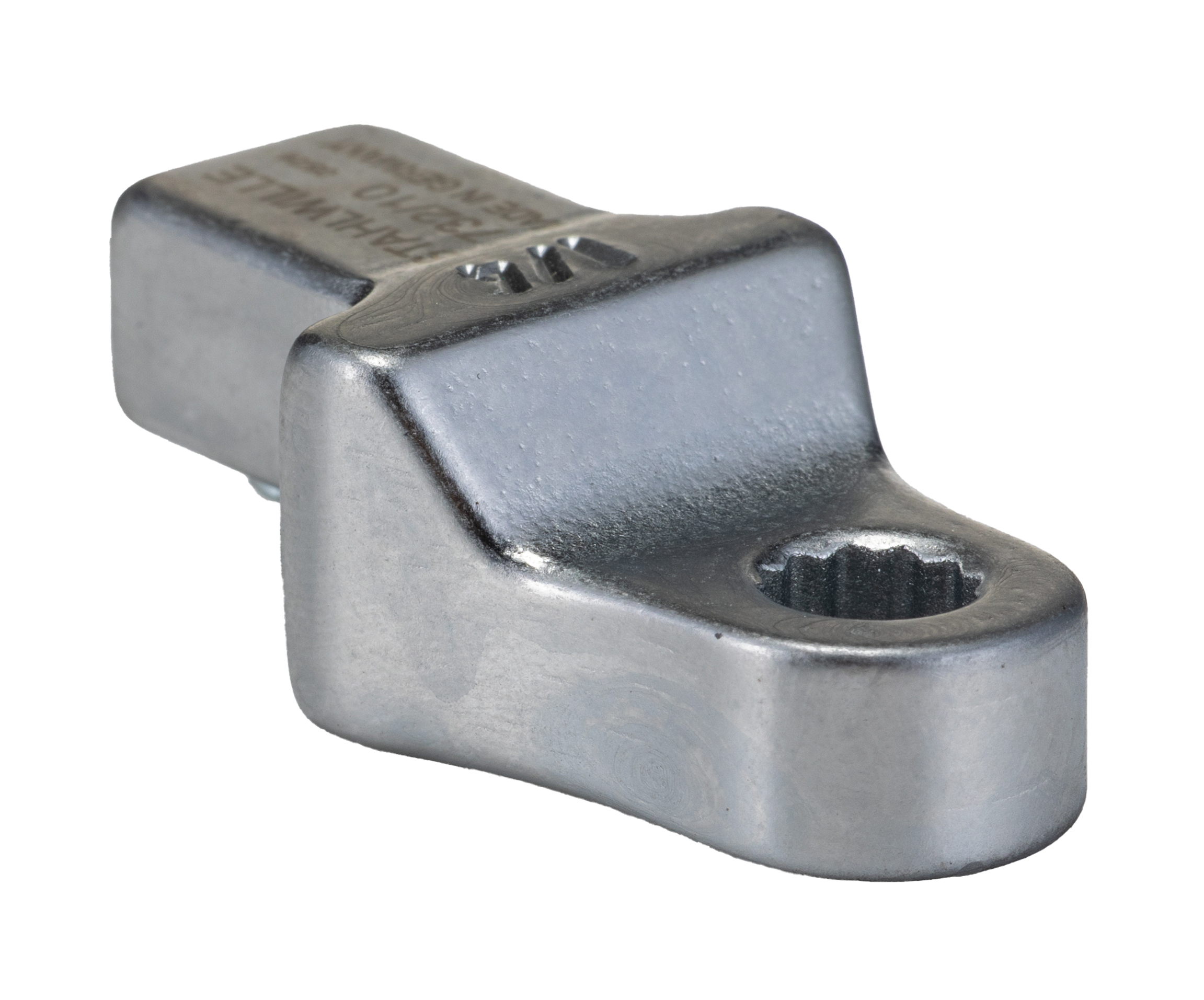 58621016 STAHLWILLE Round Insertion Ring Spanner, 9 x 12 mm Insert, 13 mm, Chrome Finish