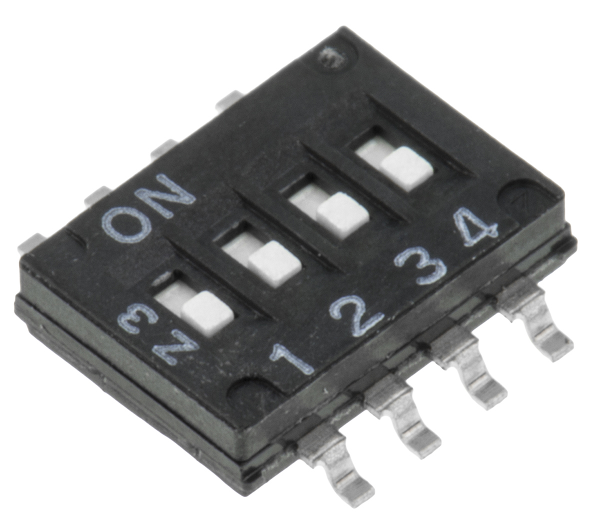 Omron 4 Way Surface Mount DIP Switch 4PST