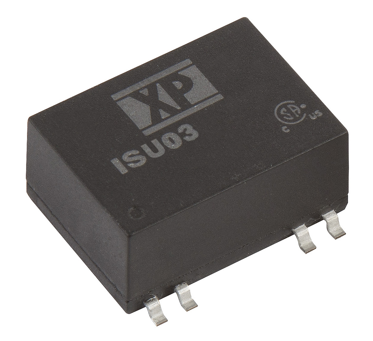 XP Power ISU03 DC-DC Converter, 5V dc/ 600mA Output, 4.5 → 12 V dc Input, 3W, Surface Mount, +95°C Max Temp