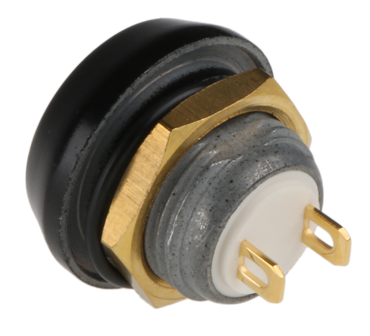 59-116 ITW Switches 59 Series Miniature Push Button Switch, Momentary, Panel, 13.6 mm Cutout, SPST, Clear LED, IP67, 50 V dc