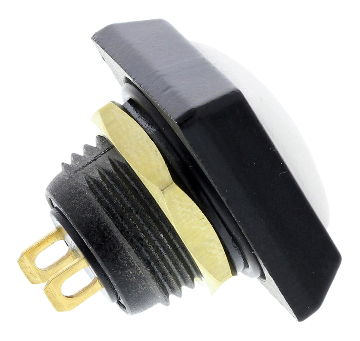 59-214 ITW Switches 59 Series Miniature Push Button Switch, Momentary, Panel, 13.6 mm Cutout, SPST, Clear LED, IP67, 50 V dc