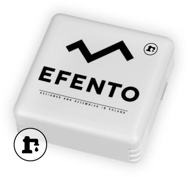 Efento 5906660327462 Water Pulse Counter Data Logger, Bluetooth, 3 Channel