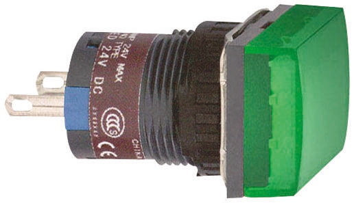 Schneider Electric XB6 Yellow LED Pilot Light, 16mm Cutout, IP65, 24 V, 10 mA