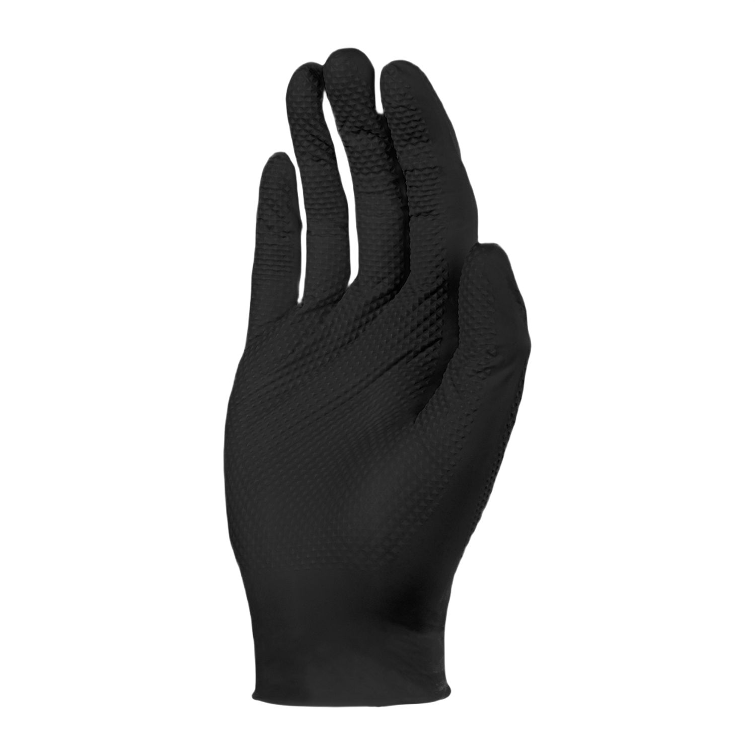 skgv00924b Skytec SKGV00924B Black Nitrile Nitrile Chemical Resistant Gloves, Size 11/2XL, Uncoated Coating
