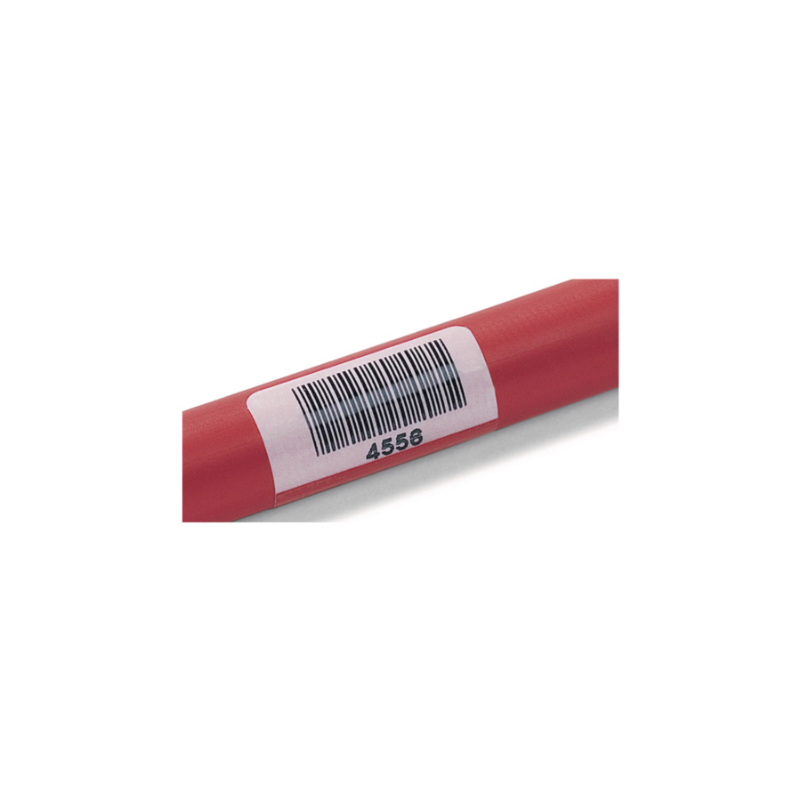 HellermannTyton Transparent, White Adhesive Self-Laminating Label Sheet, Pack of 500 Per Pack