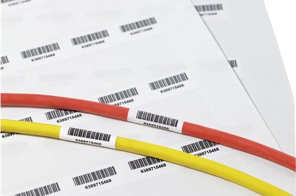 HellermannTyton White Adhesive Label Sheet, Pack of 1000 Per Pack