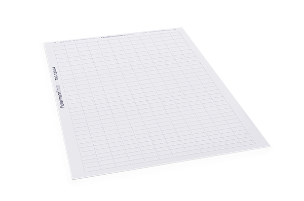 HellermannTyton Black on White Label, 10.16 mm Label Length, 10.16 mm Label Width