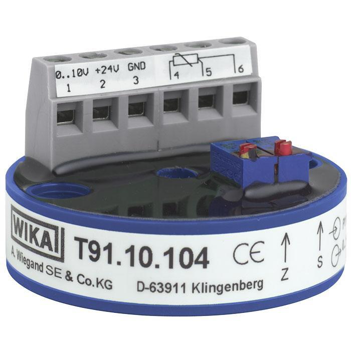 WIKA T91 Temperature Transmitter Type K Input