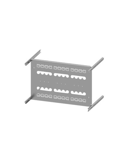 Siemens Grey 4 Gang Mounting Plate Sheet Steel Mounting Plate