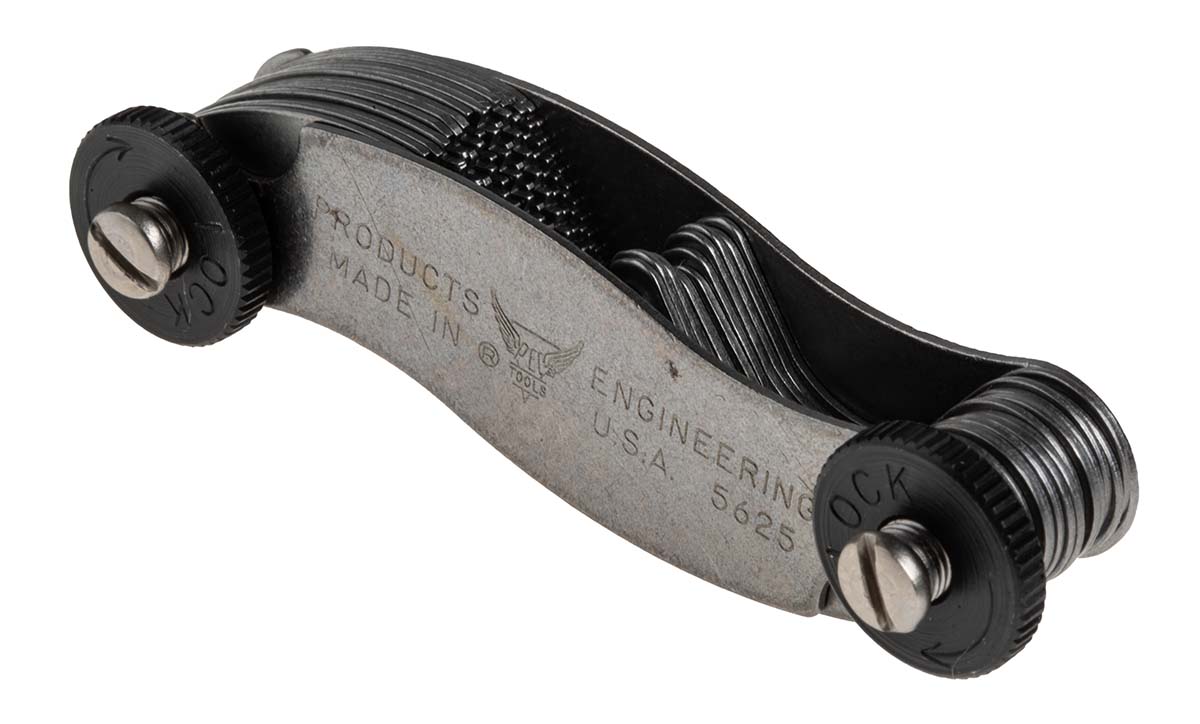 RS PRO, 28 Blades Thread Pitch Gauge, Metric thread type