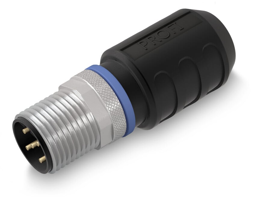 WAGO Industrial Circular Connector, 5 Contacts, M12 Connector, Plug, Male, IP67, 756 Series
