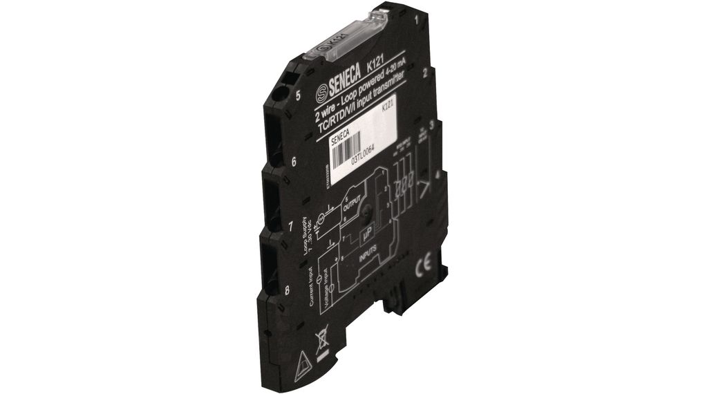Seneca K LINE Series Universal Converter, Resistance Input, Current Output, 7..30V dc Supply