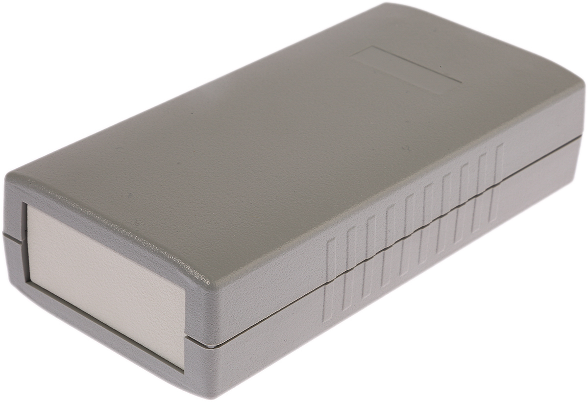 218-898 RS PRO Grey ABS Instrument Case, 120 x 60 x 30mm