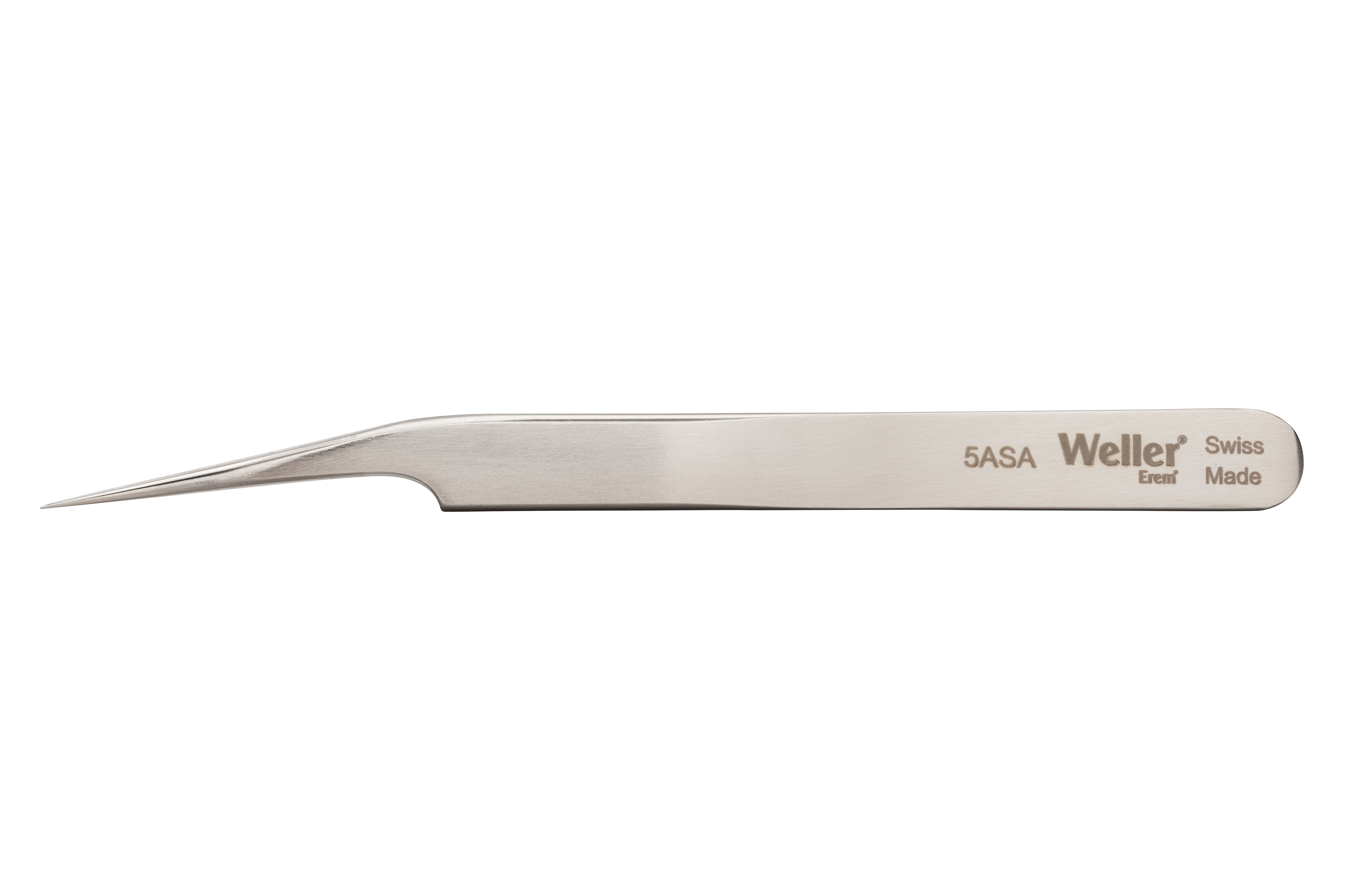 5asa Erem 115mm Stainless Steel Pointed ESD Safe Tweezer