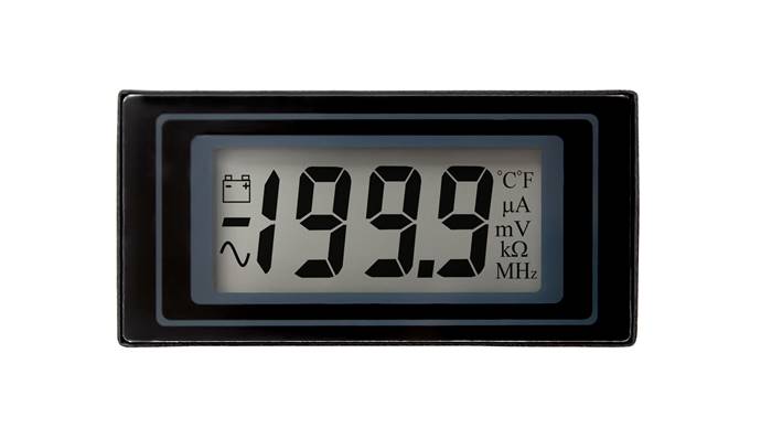 Lascar Digital Voltmeter DC, LCD Display 3.5-Digits ±1 %