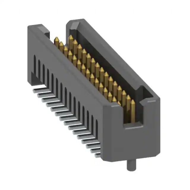 Samtec TFM Series Horizontal Through Hole PCB Header, 30 Contact(s), 1.27 mm Pitch, 2 Row, Shrouded