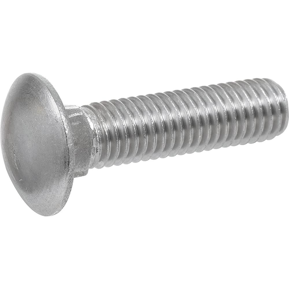 Galvanised Steel Coach Bolt, 3/4-10 x 8in