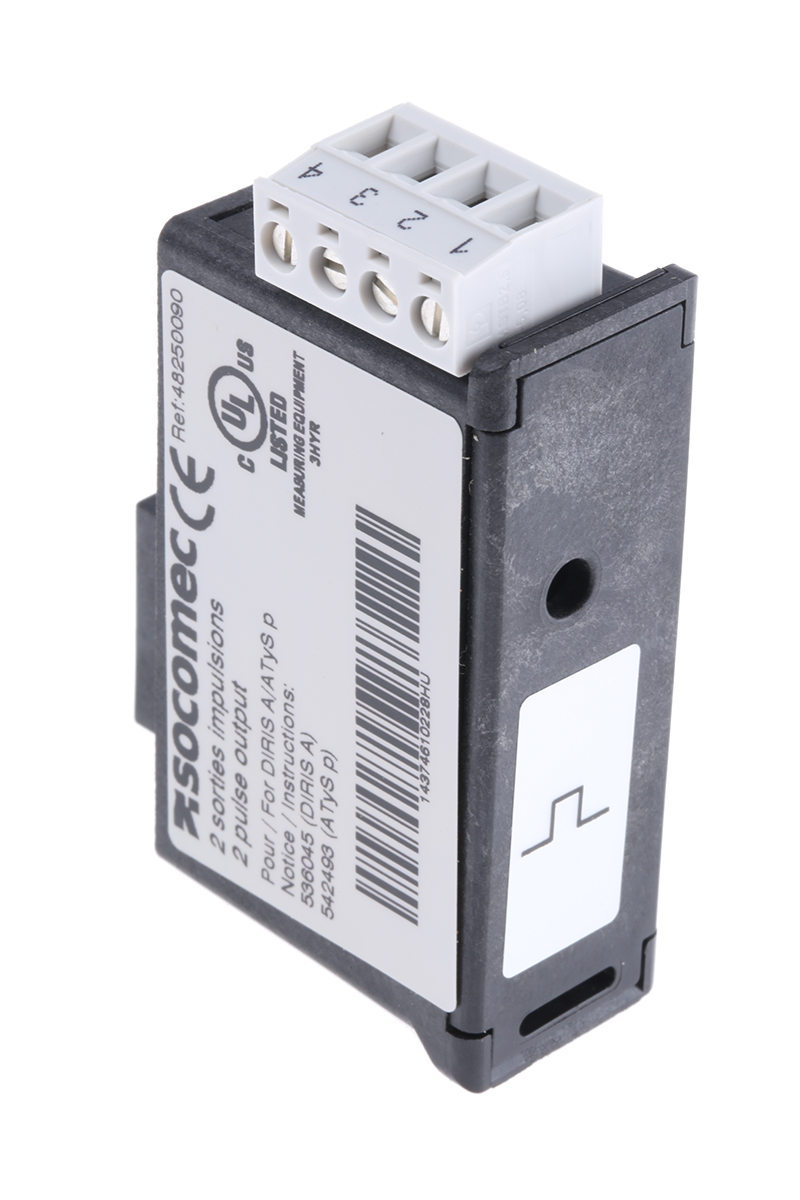 Socomec PLC I/O Module For Use With DIRIS A40, DIRIS A41