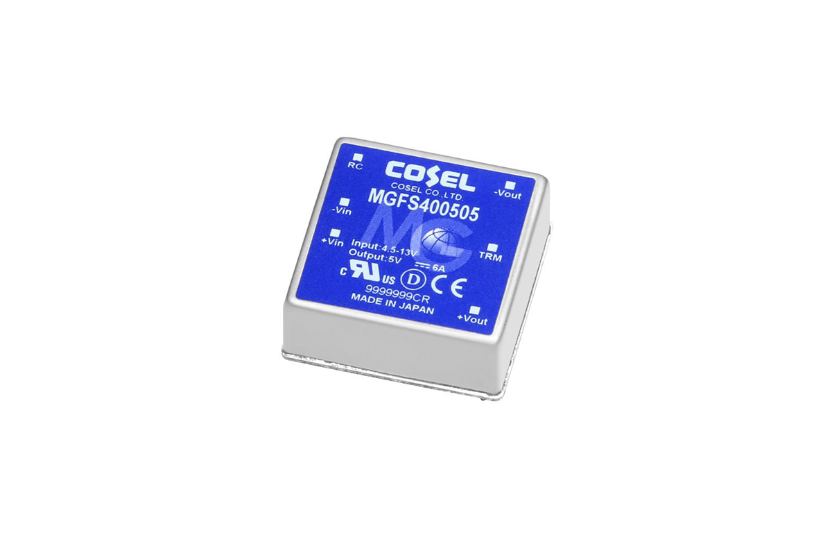 Cosel MGFS40 DC-DC Converter, 15V dc/ 2.7A Output, 18 → 76 V dc Input, 40.5W, PCB Mount, +85°C Max Temp -40°C