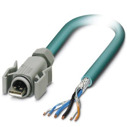 Phoenix Contact , Male USB A to Unterminated, 1m