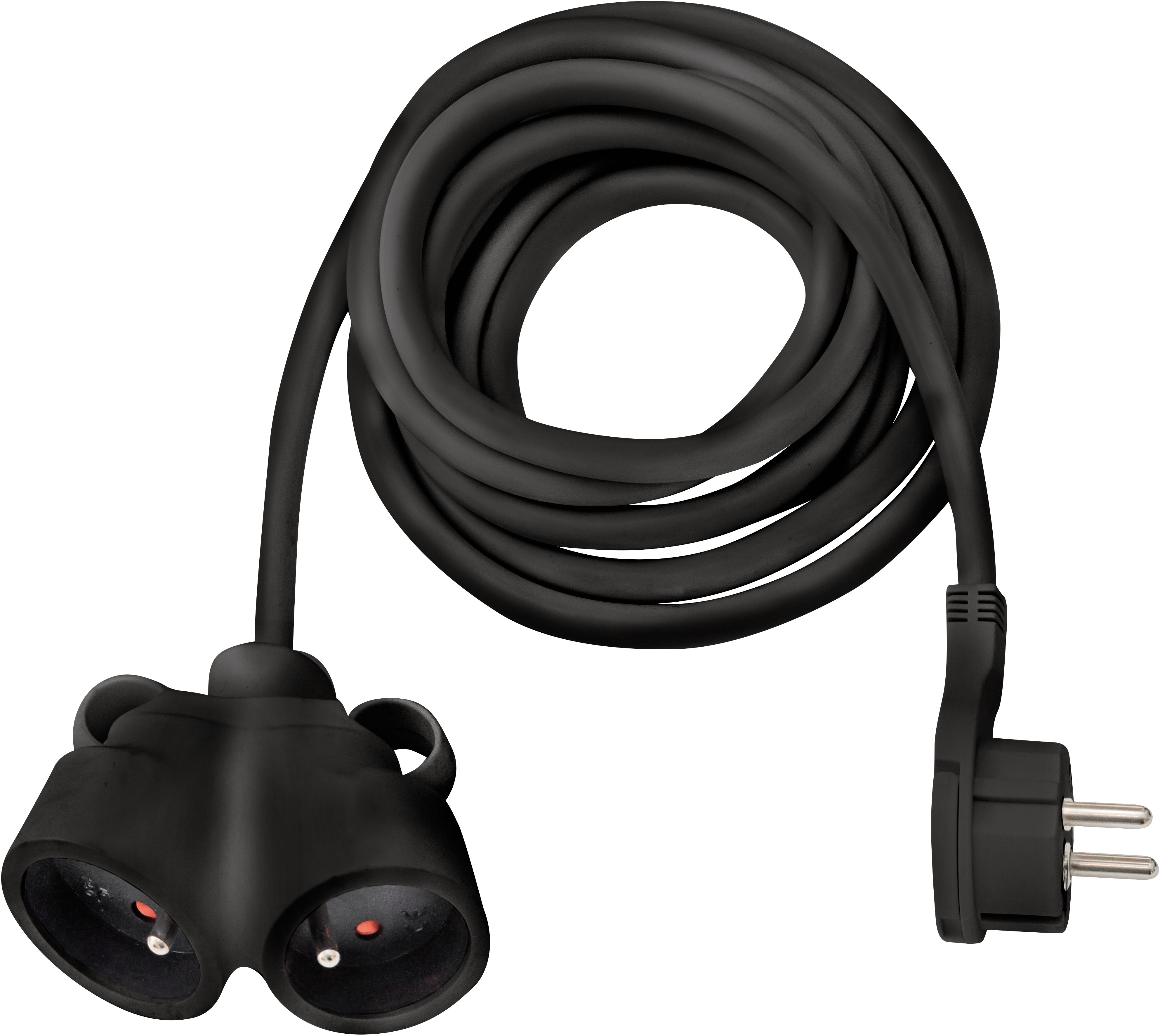 brennenstuhl 2m 2 Socket Type E - French Extension Lead, 230 V, IP20