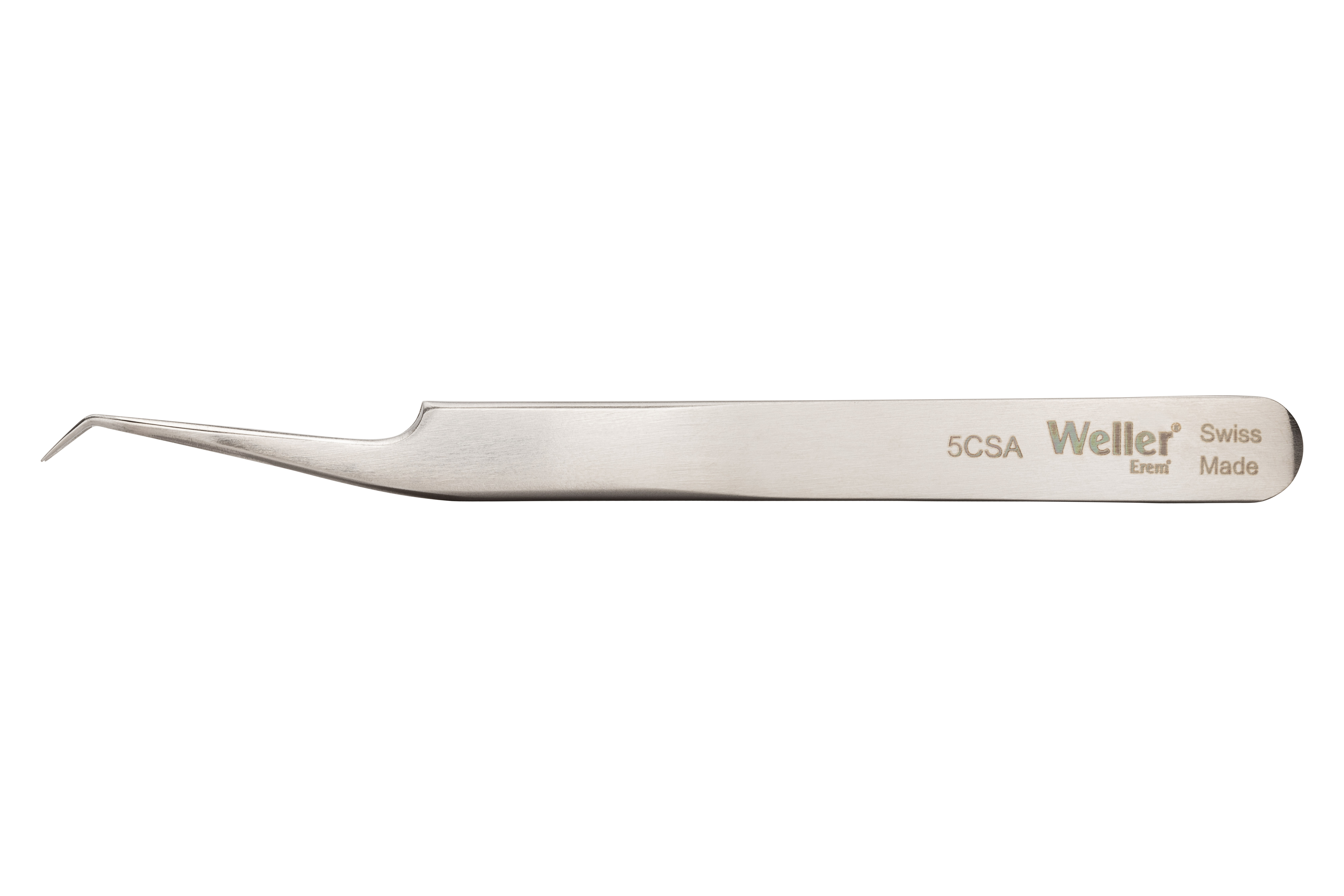 5csa Erem 115mm Stainless Steel Curved Tweezer