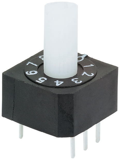 Omron 16 Way Through Hole DIP Switch 16P, Rotary Shaft Actuator