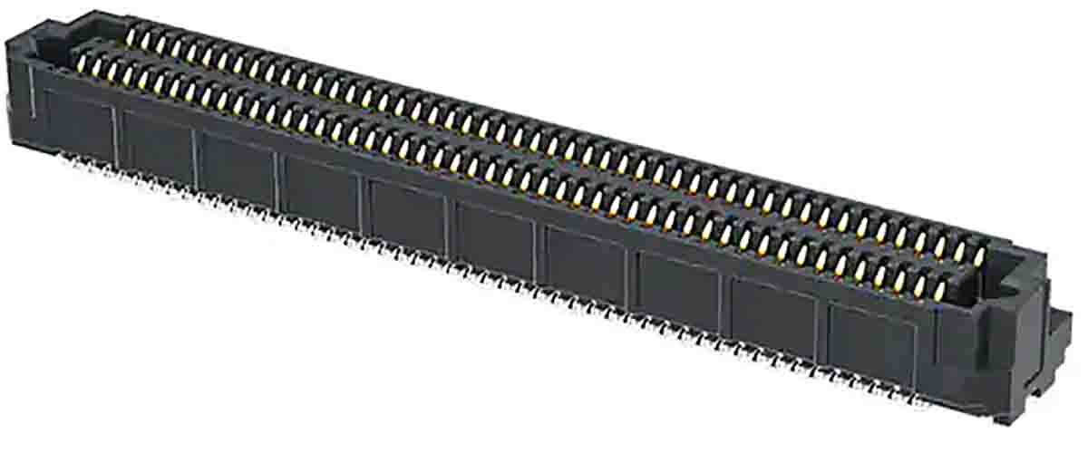 Samtec ADF6 Series Vertical PCB Socket, 50-Contact, 4-Row, 0.635mm Pitch, Solder Termination