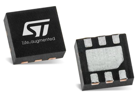 STMicroelectronics HSP031-1BM6, Bi-Directional ESD Protection Array, 300kW, 6-Pin QFN - 6L