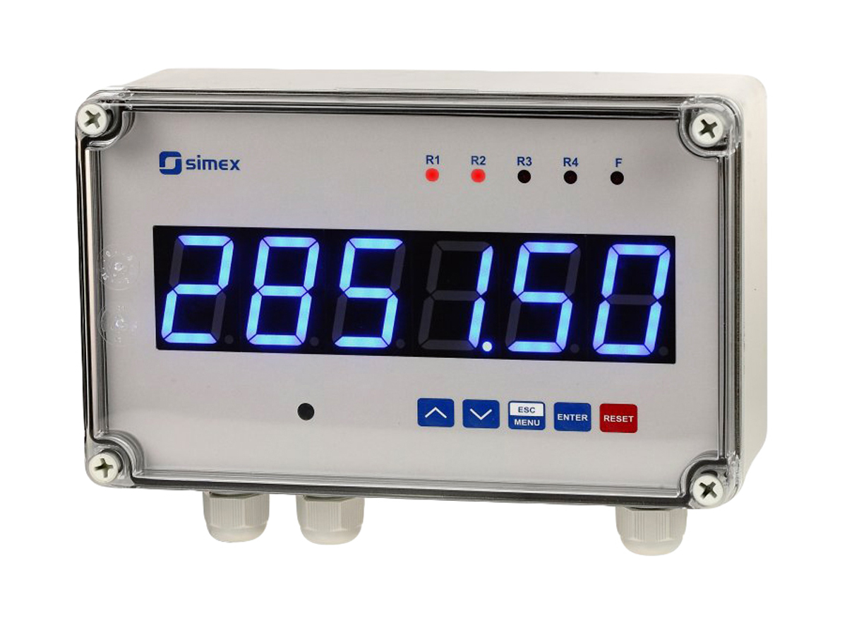 Simex SLIK-638 Counter, 6 Digit LED, 90Hz, 230 V ac