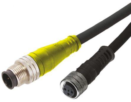 Brad 5m Power Cable Assembly, 4POS Circular to Unterminated, 4 A, 250 V
