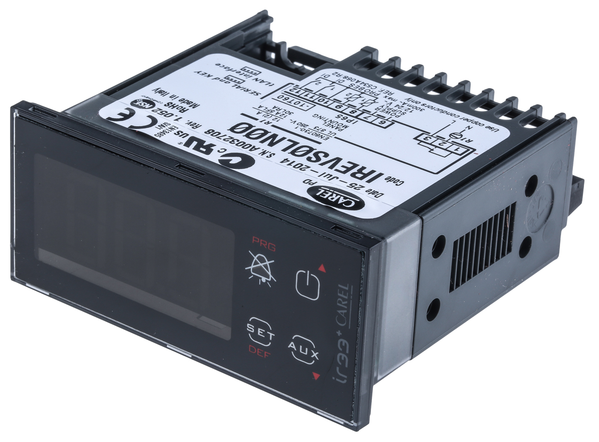 Carel IR33+ On/Off Temperature Controller, 76.2 x 34.7mm, 24 V ac Supply Voltage