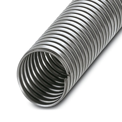 Phoenix Contact 10m Silver Cable Cover in Stainless Steel, 40mm Inside dia.